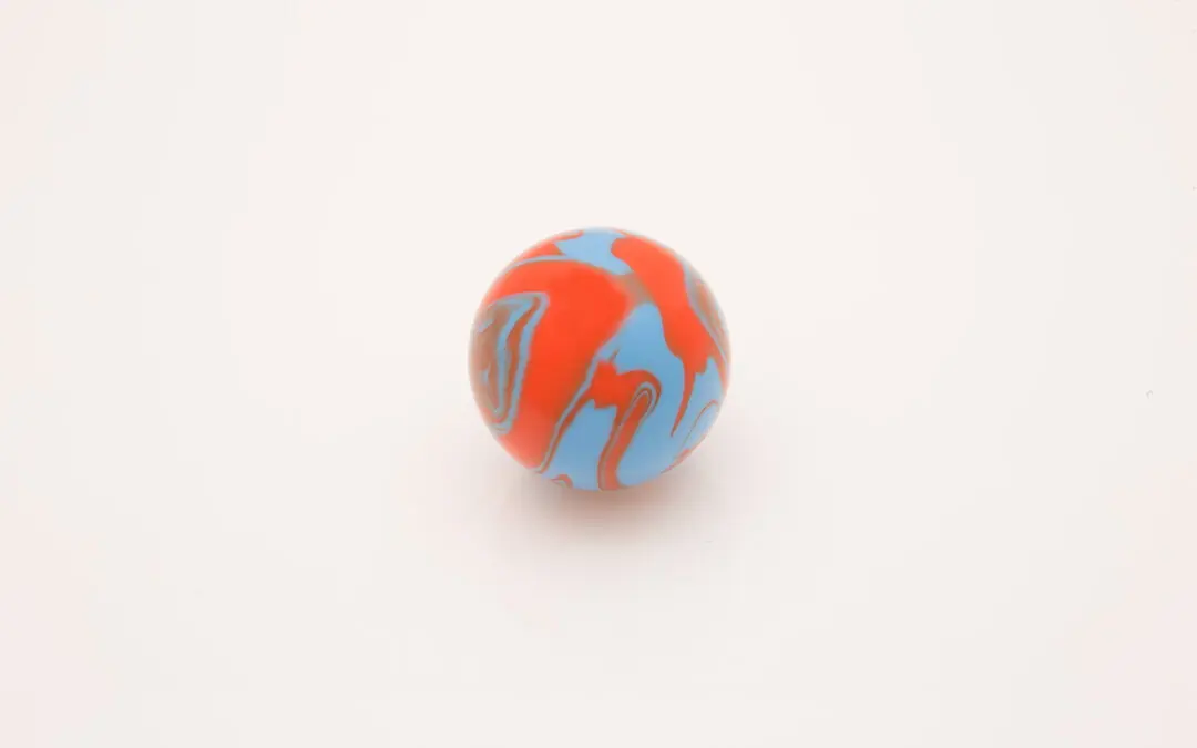 THE1375 ORANGEBLUEPALE MARBLE